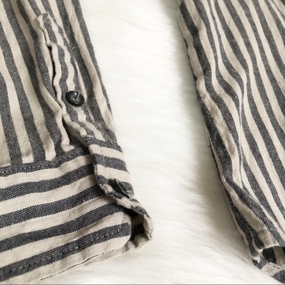 Isabel Marant Etoile Striped 1/4 button Popover S - Picture 5 of 7